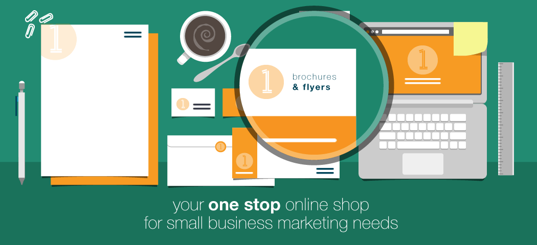 Your one stop online shop for small business marketing - brochures & flyers